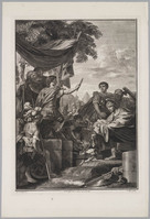 KG 07185
<br/>
Pompeius laat de brieven van Perpenna verbranden
<br/>
<em>Tanjé, Pieter (1701/1702-1761)</em>